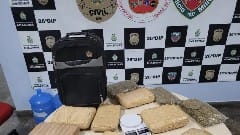 Homem é preso com 11 kg de maconha